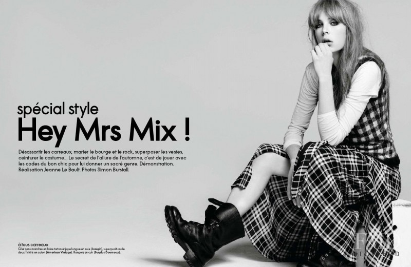 Edie Campbell featured in Hey Mrs Mix!, October 2011