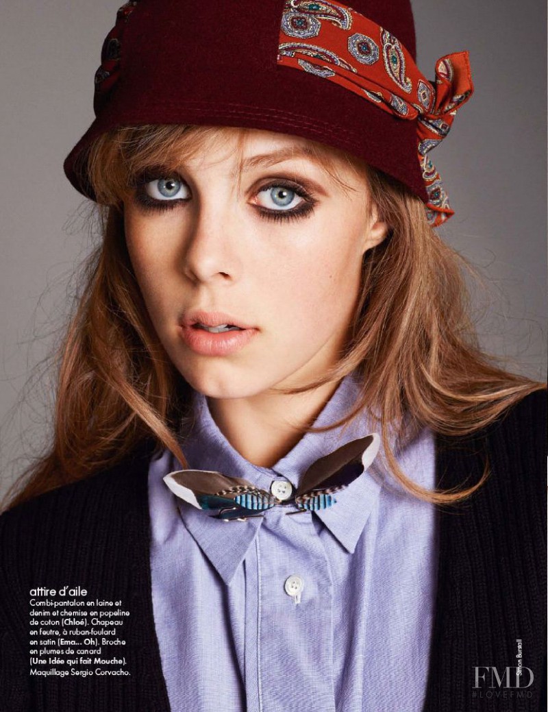 Edie Campbell featured in Hey Mrs Mix!, October 2011