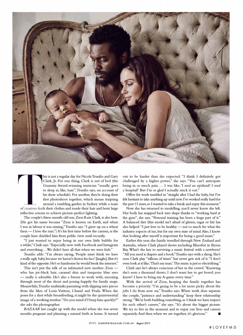 Nicole Trunfio featured in Love Story, August 2015