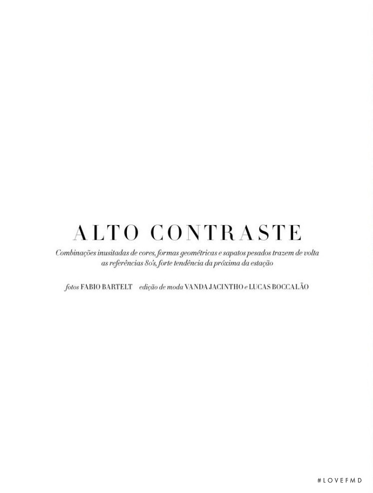 Alto Contraste, July 2015