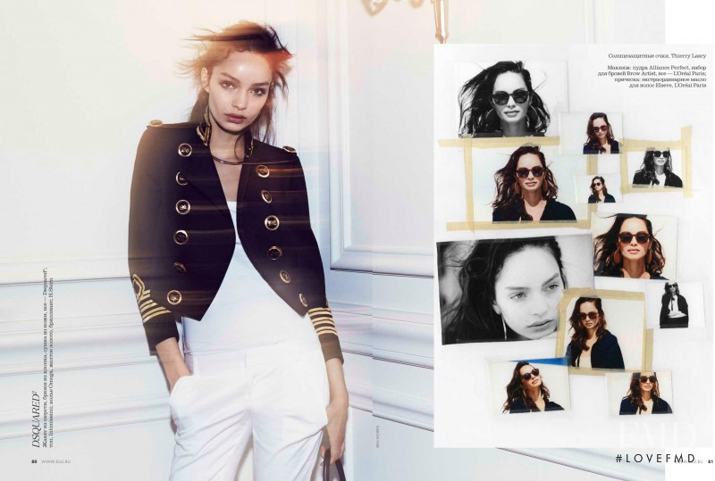Luma Grothe featured in Behind The Scenes, August 2015