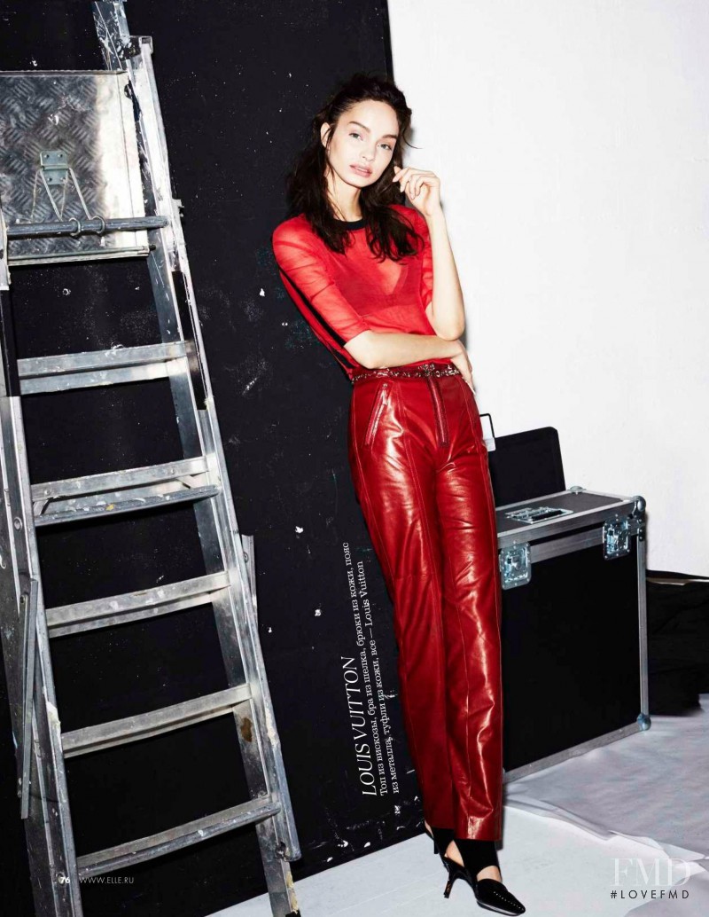 Luma Grothe featured in Behind The Scenes, August 2015