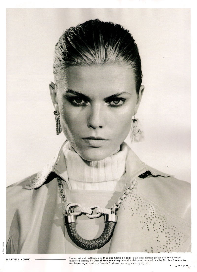 Maryna Linchuk featured in Blonde Ambition, September 2010