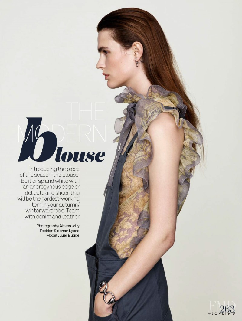 Julier Bugge featured in The Modern Blouse, September 2015