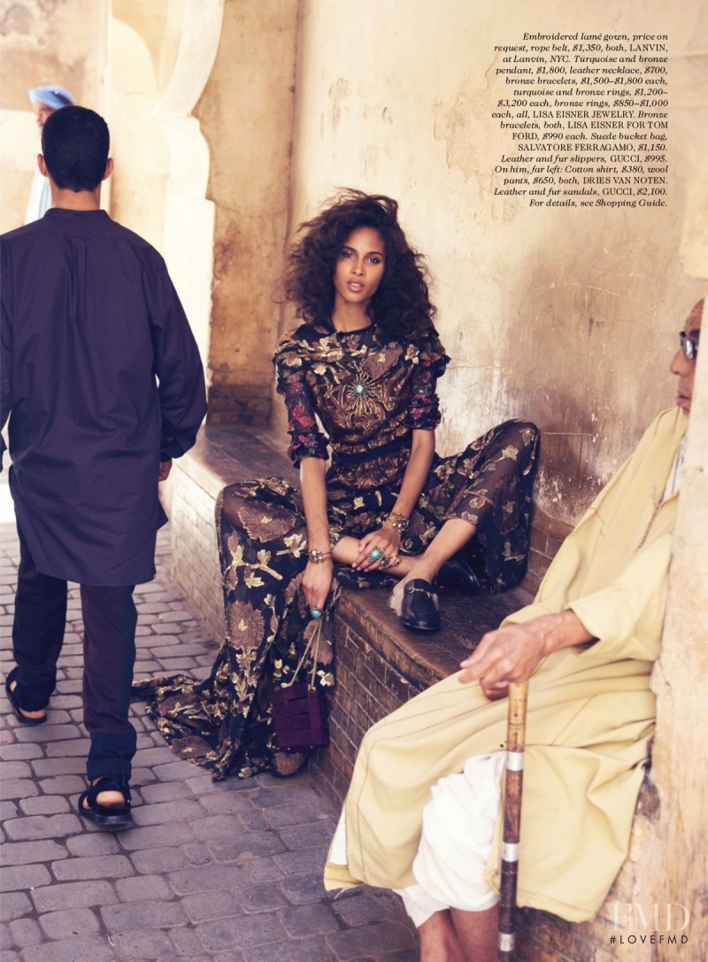 Cindy Bruna featured in Road To Marrakech, September 2015