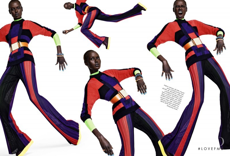 Ajak Deng featured in Mad Max, September 2015