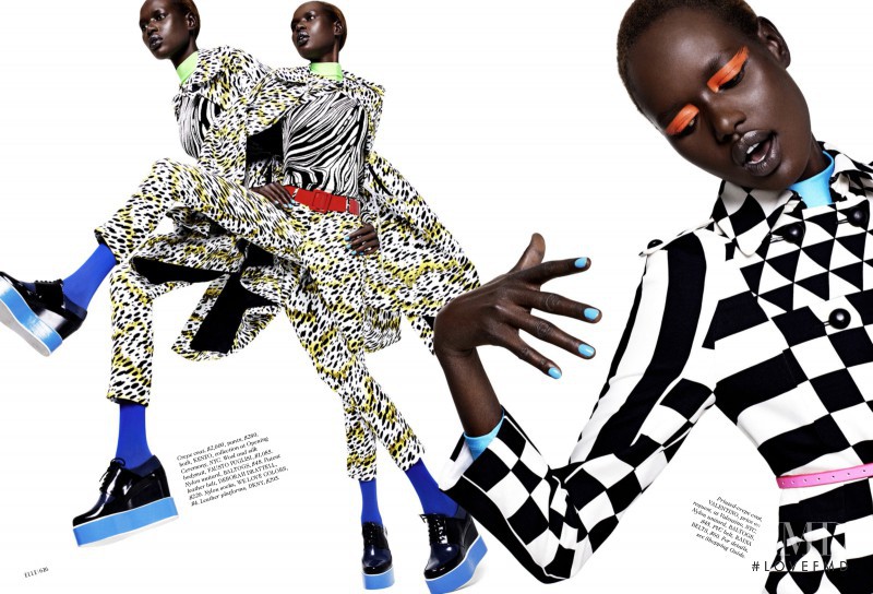 Ajak Deng featured in Mad Max, September 2015