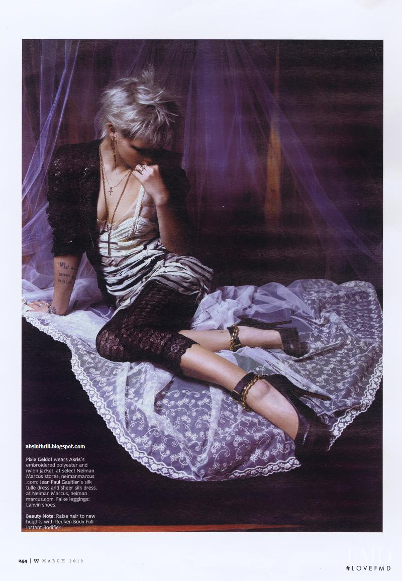 Pixie Geldof featured in Chic Mystique, March 2010