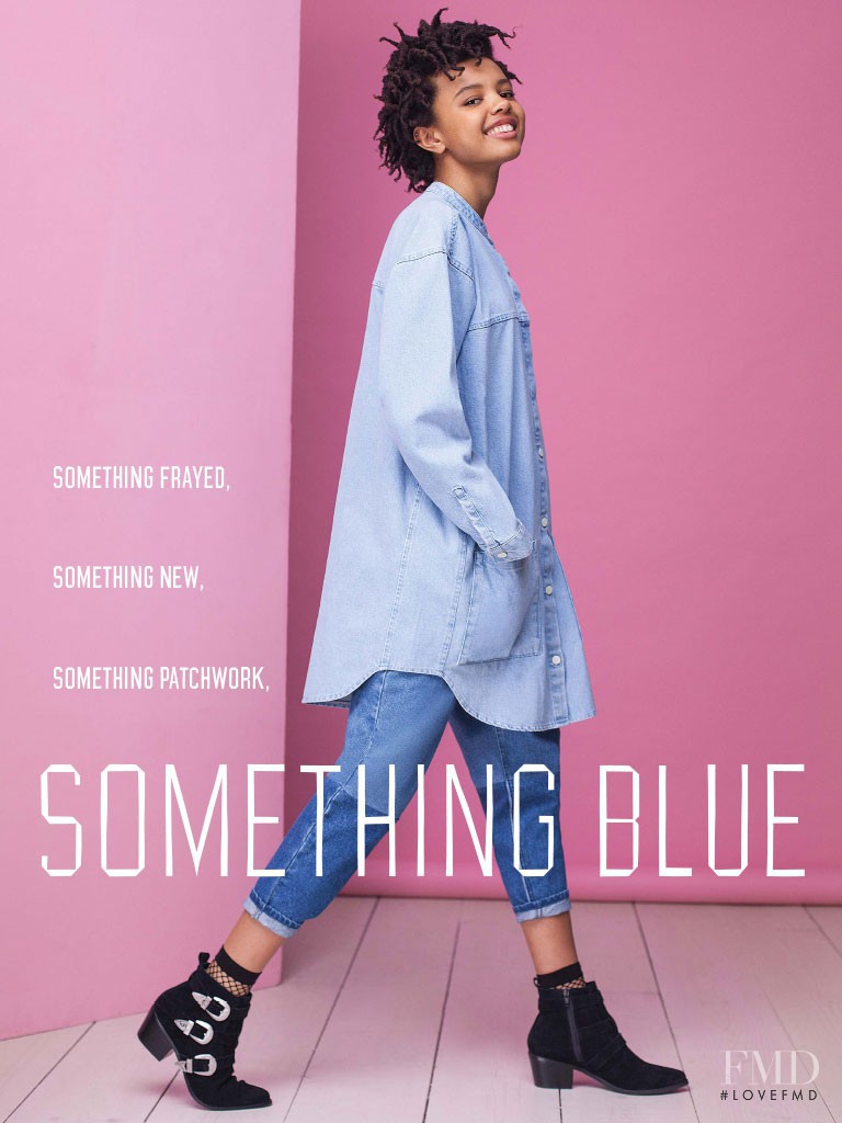 Poppy Okotcha featured in Something Blue, April 2015