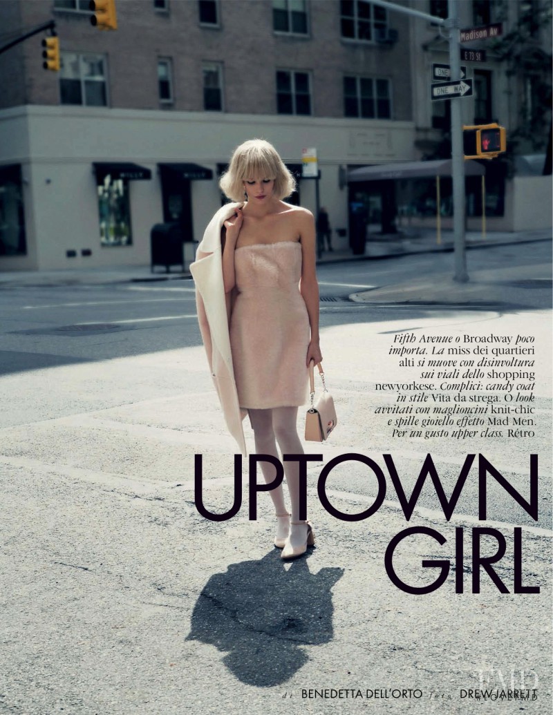 Alena Blohm featured in Uptown Girl, October 2015