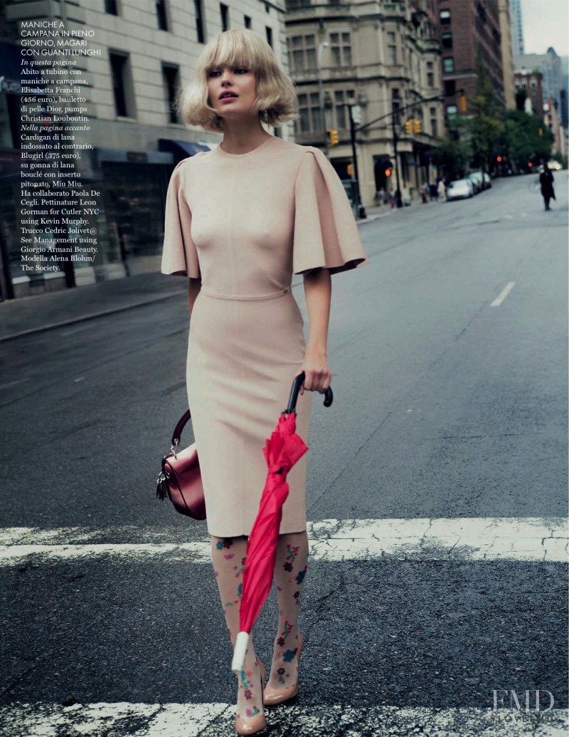 Alena Blohm featured in Uptown Girl, October 2015