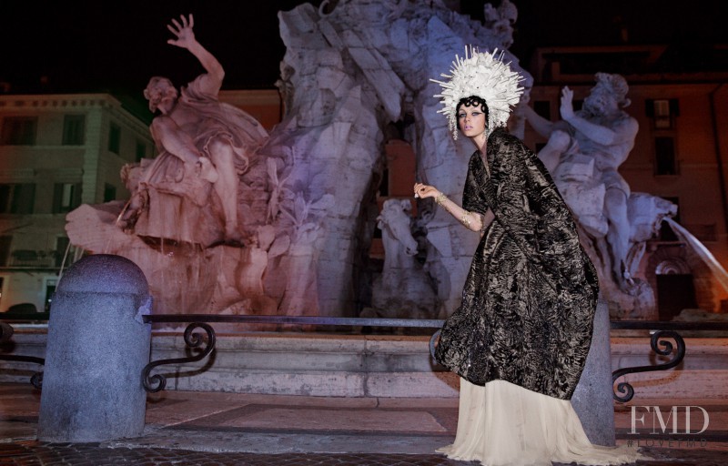 Edie Campbell featured in When in Rome, October 2015