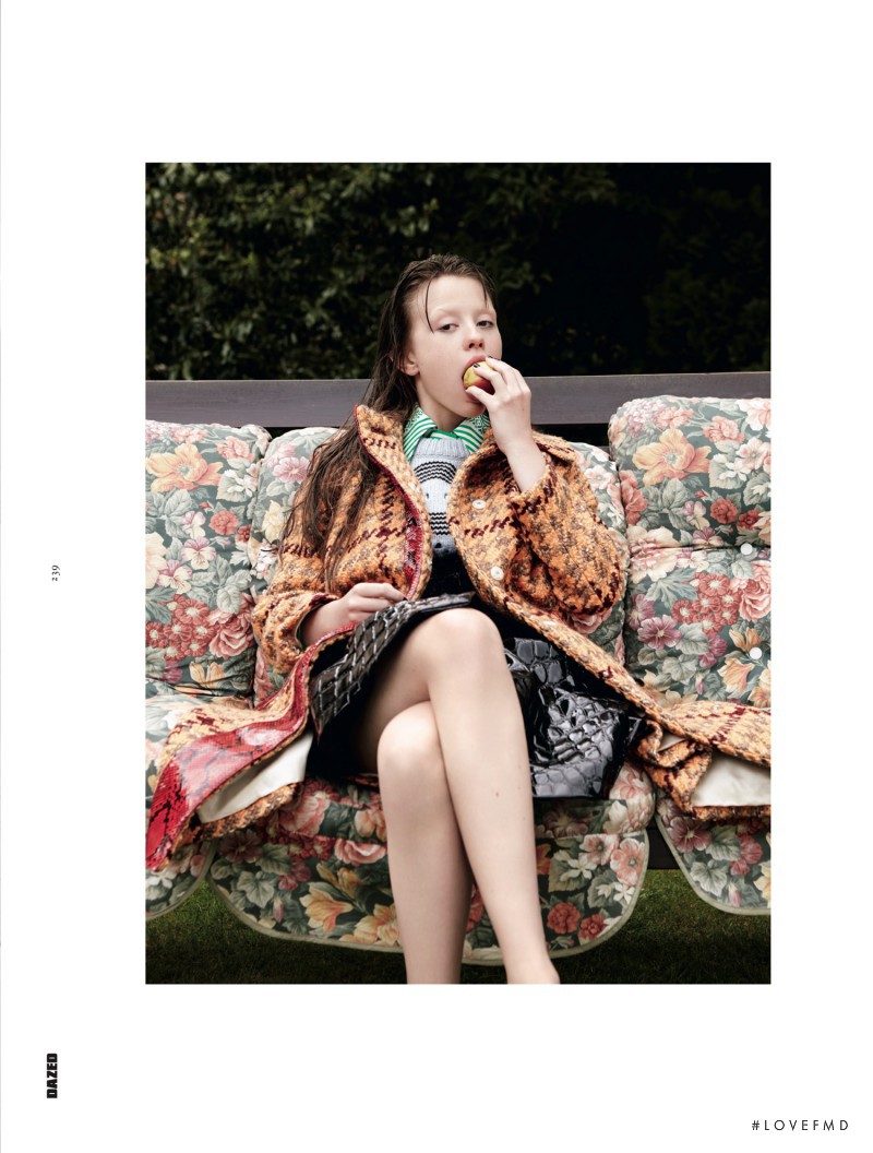 Mia Goth, October 2015