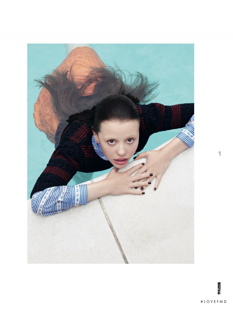 Mia Goth, October 2015