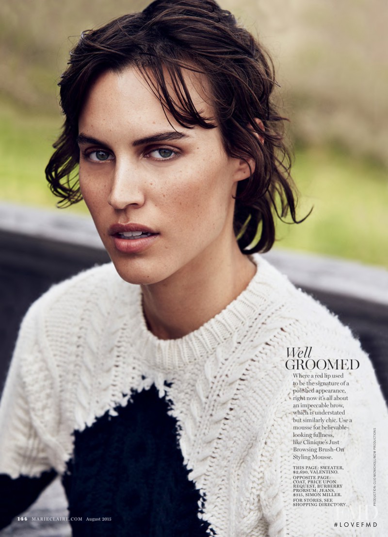 Alana Bunte featured in Beauty - Super Natural, August 2015