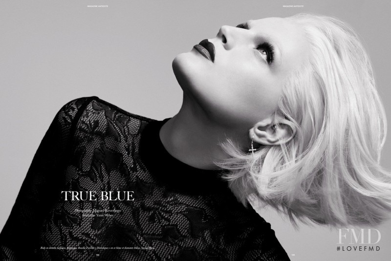 Guinevere van Seenus featured in True Blue, September 2015