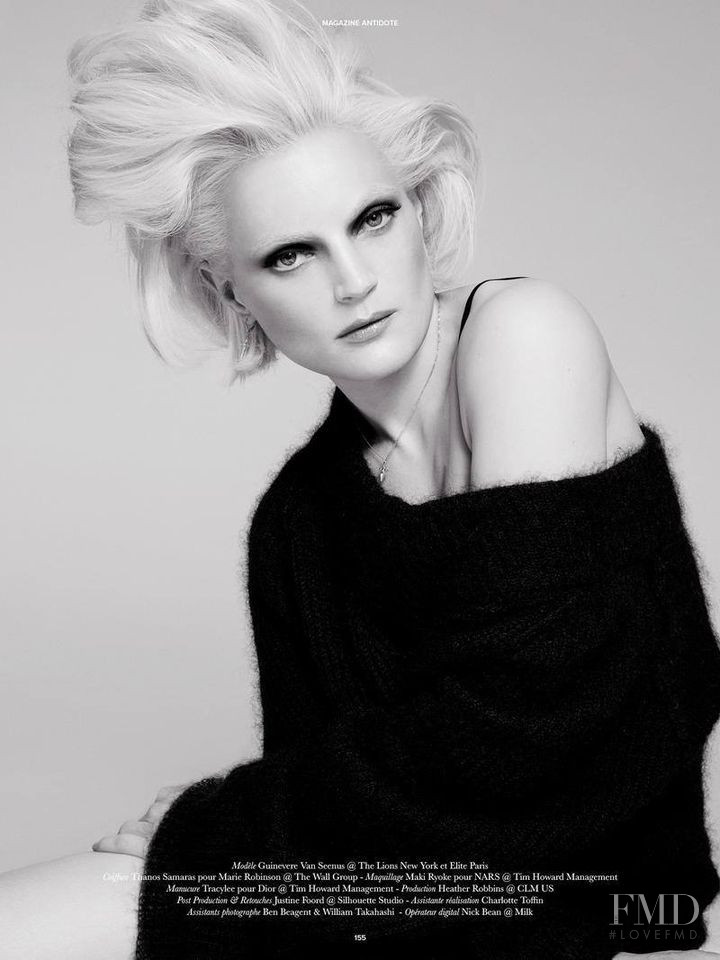 Guinevere van Seenus featured in True Blue, September 2015