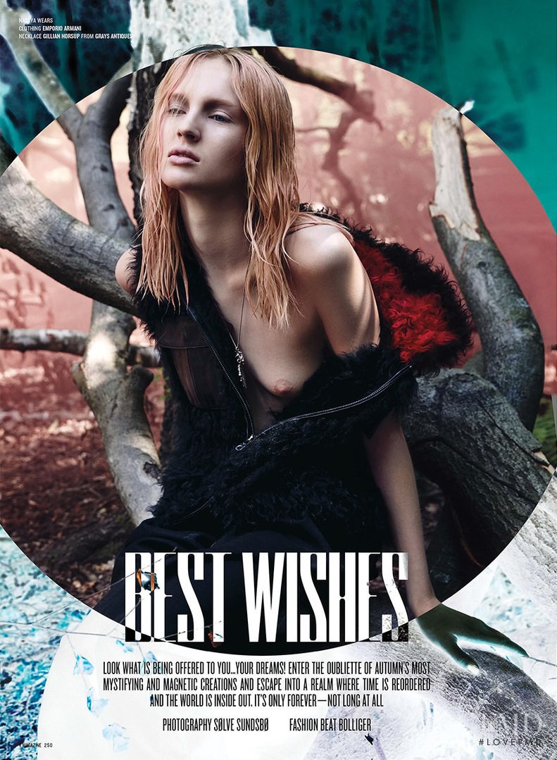 Nastya Sten featured in Best Wishes, September 2015