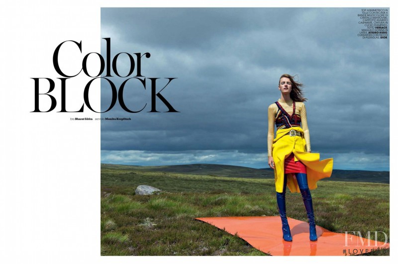 Laura Kampman featured in Color Block, October 2015