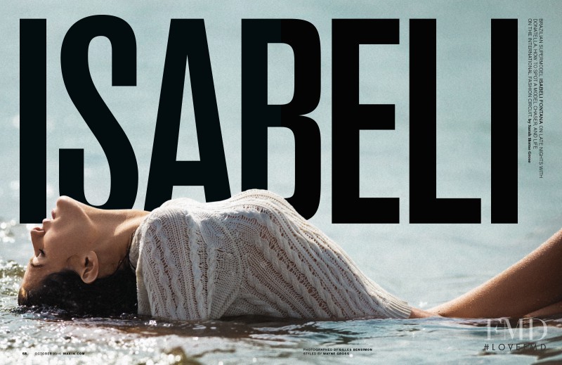 Isabeli Fontana featured in Isabeli, October 2015