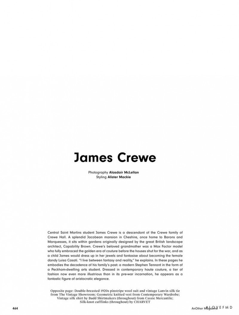 James Crewe, September 2015