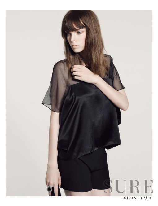 Meghan Collison featured in Sheer Temptation, October 2011