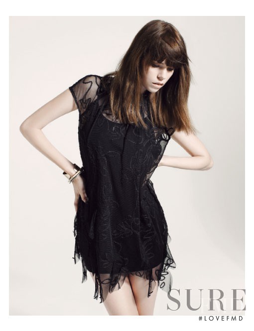 Meghan Collison featured in Sheer Temptation, October 2011