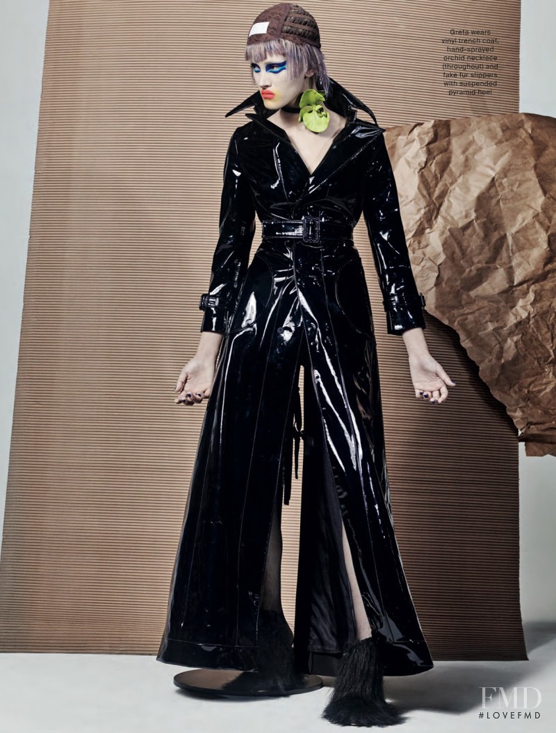 Greta Varlese featured in Maison Margiela, September 2015