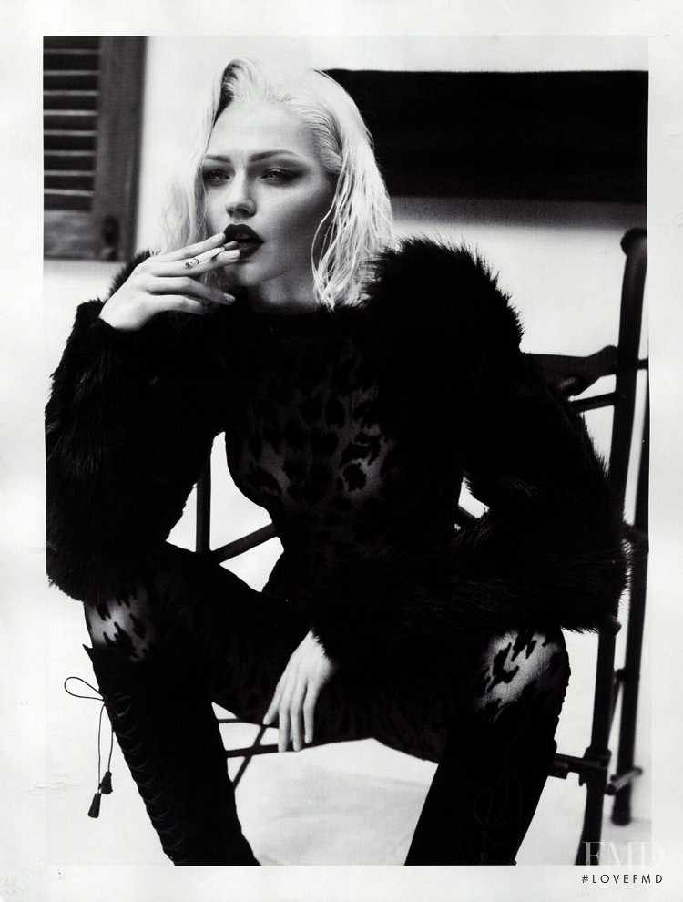 Sasha Pivovarova featured in Fatale, October 2011