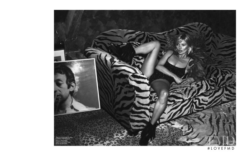 Kate Moss featured in Kate Confidentielle, October 2015