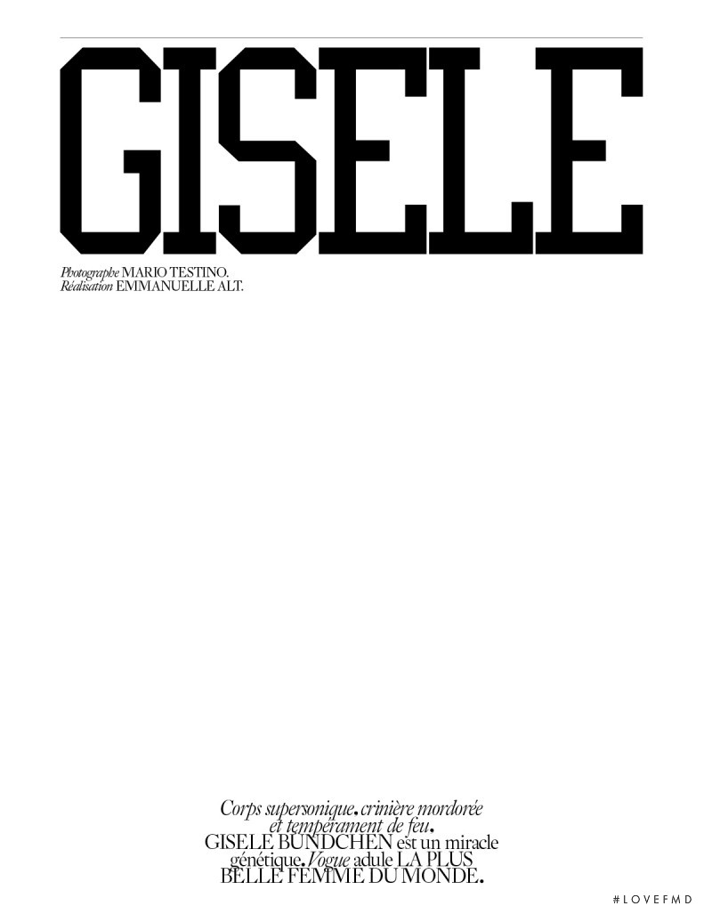 Gisele, October 2015