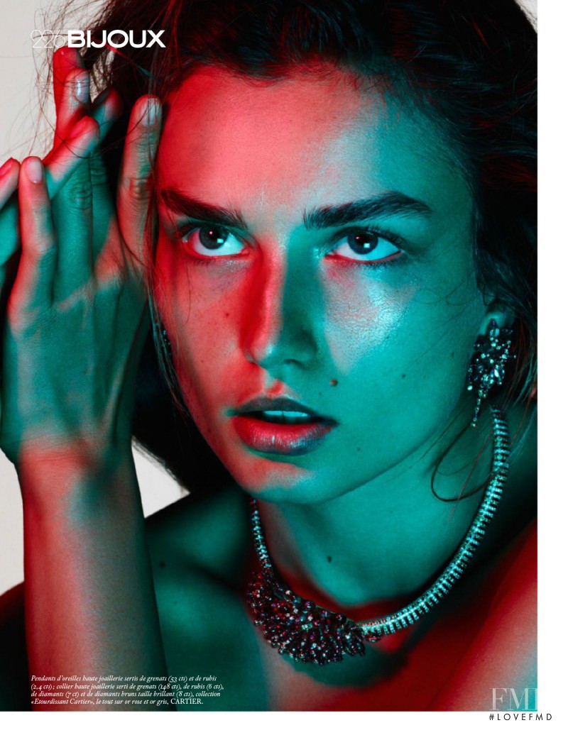 Andreea Diaconu featured in Carats En Colorama, October 2015