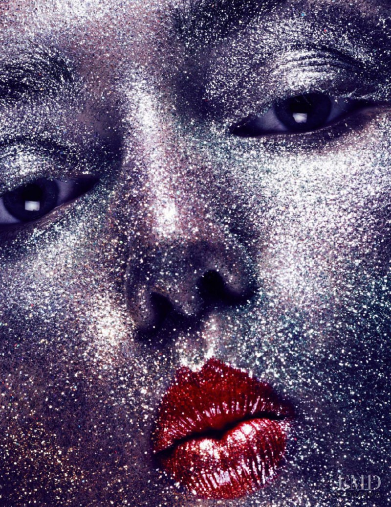 Andreea Diaconu featured in Cosmetique Iconique, October 2015