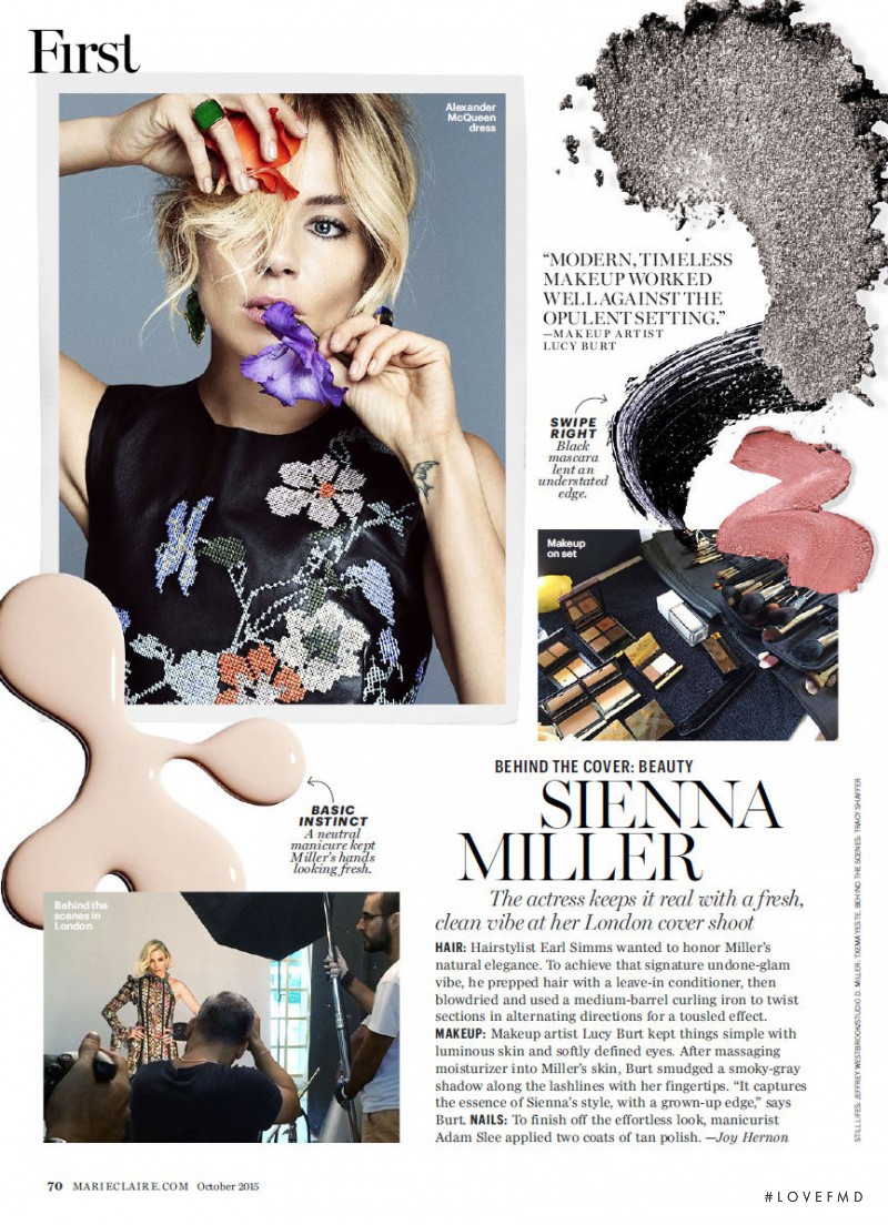 Sienna Miller, October 2015