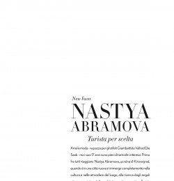 New Faces: Nastya Abramova