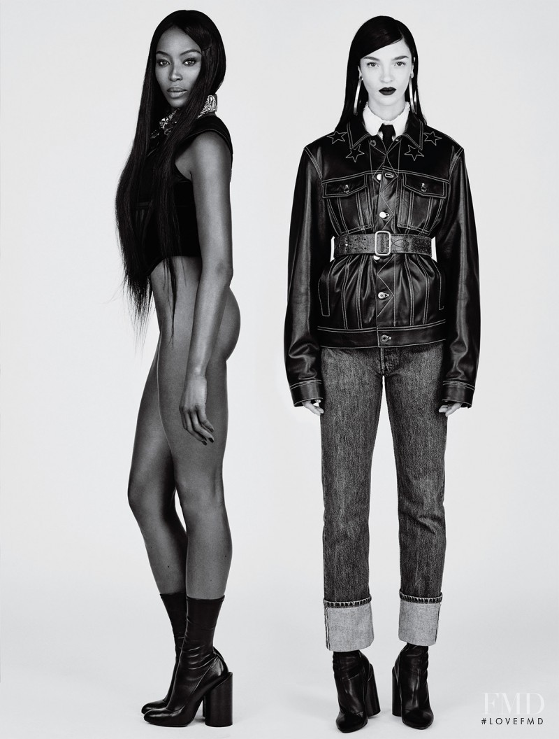 Naomi Campbell featured in Mariacarla Boscono & Naomi Campbell, October 2015