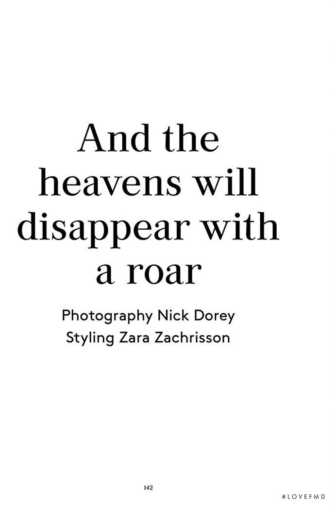 And the heavens will disappear with a roar, September 2015