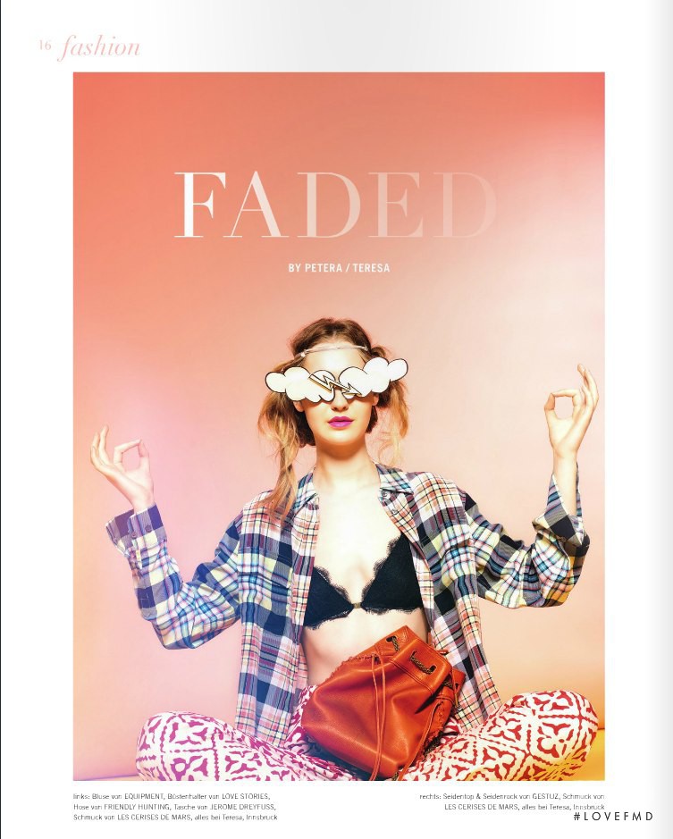 Ivana Teklic featured in Faded, June 2015