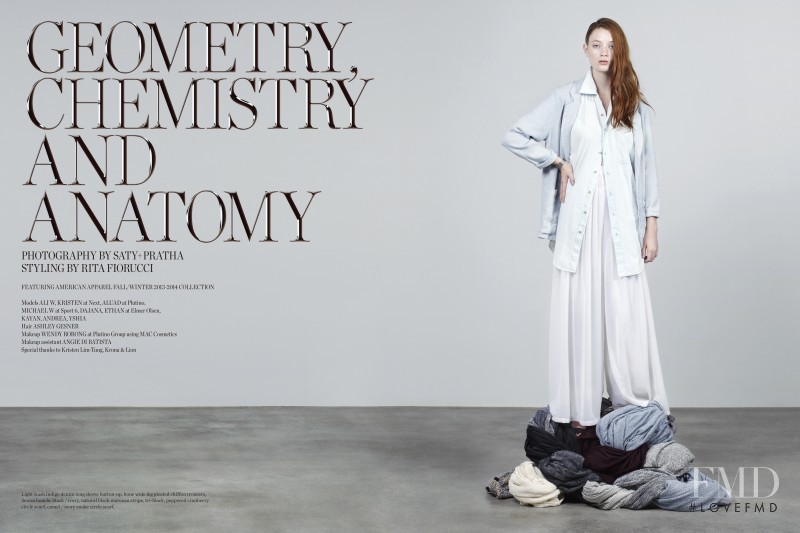 Kristin Zakala featured in Geometry, Chemistry and Anatomy, November 2013