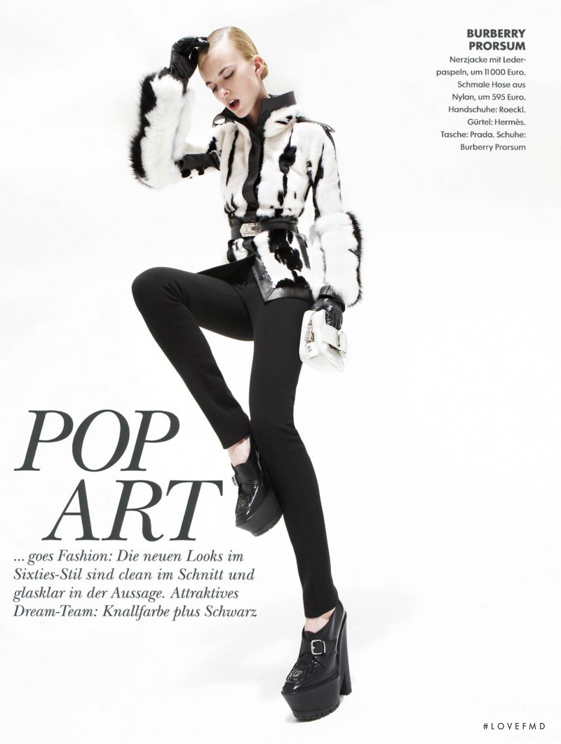 Sophie Holmes featured in Pop Art, October 2011