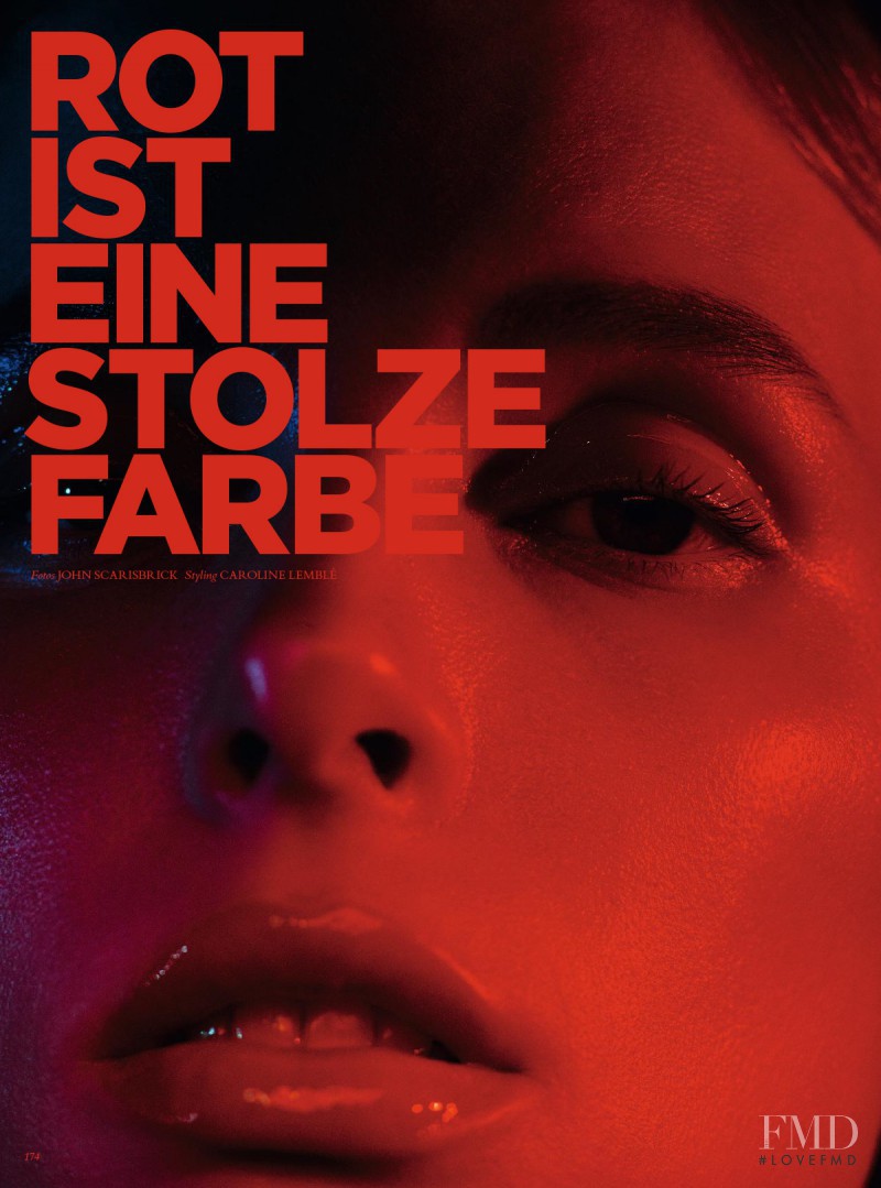 Lina Berg featured in Rot Ist Weien Stolze Farbe, September 2015