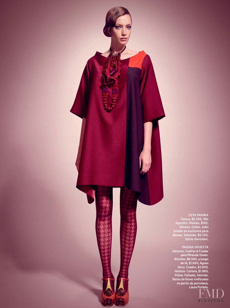 Milagros Schmoll featured in Buena Estirpe, July 2015