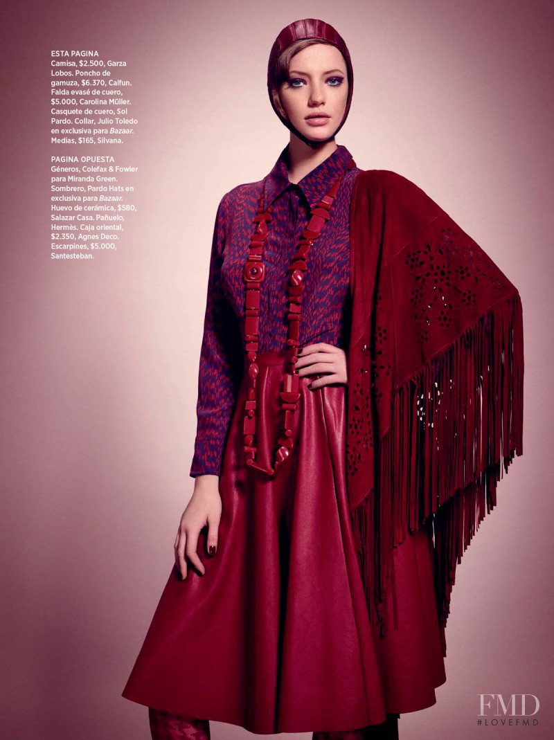 Milagros Schmoll featured in Buena Estirpe, July 2015