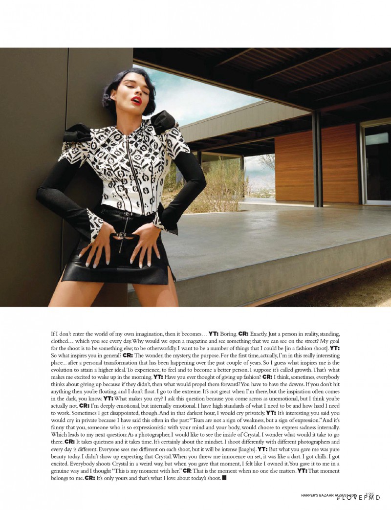 Crystal Renn featured in The Power Of Transformation, August 2015