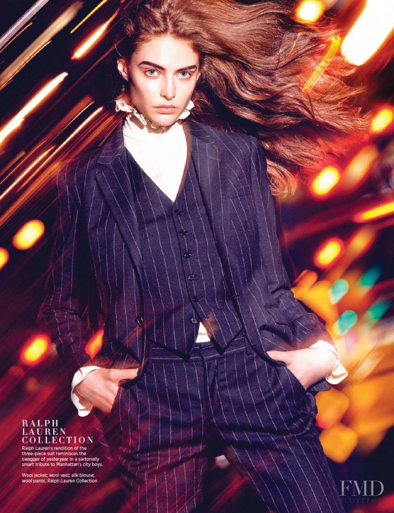 Auguste Abeliunaite featured in The Autumn In New York, August 2015