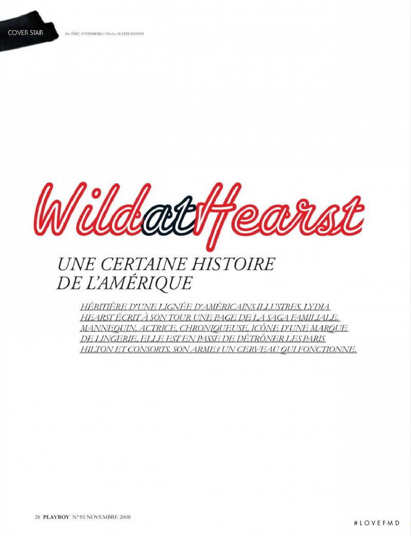 Wild At Hearst, November 2008