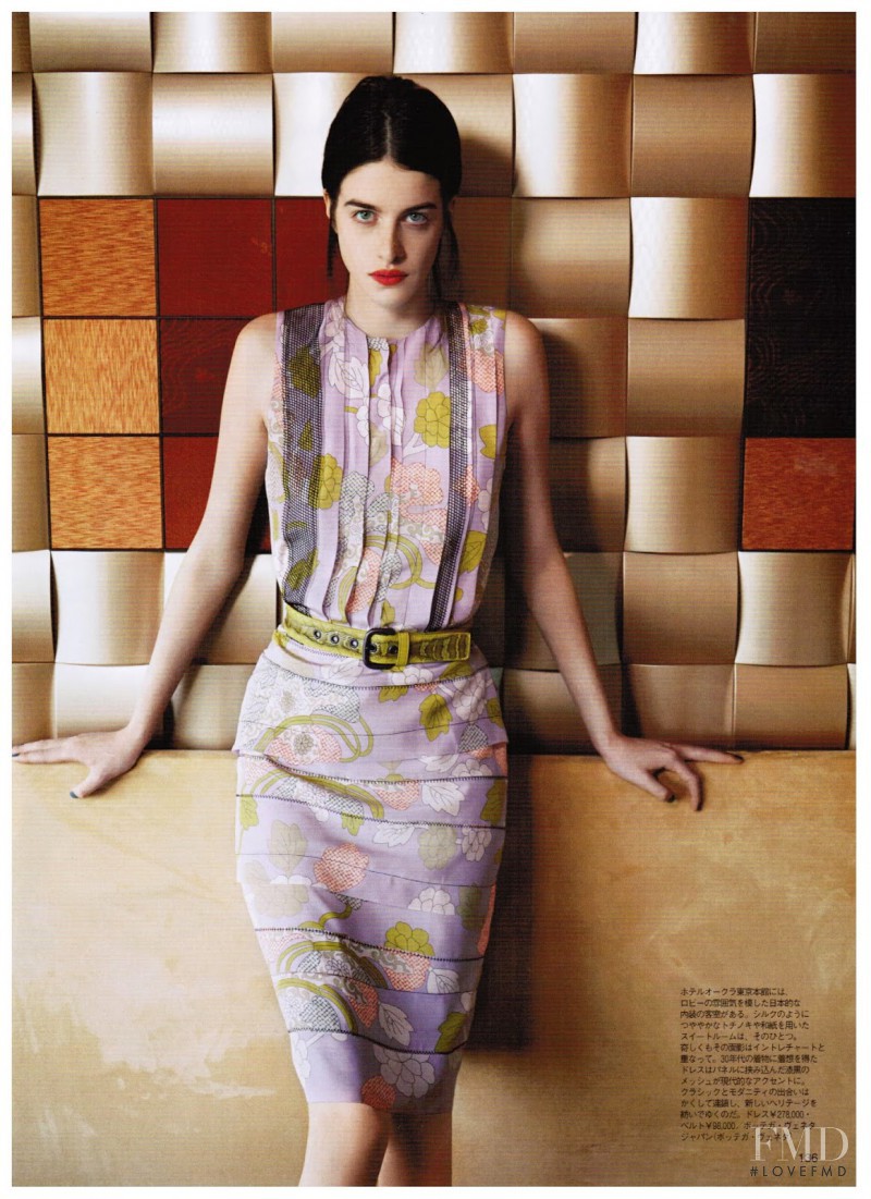 Nic Neiman featured in Bottega Veneta, January 2015