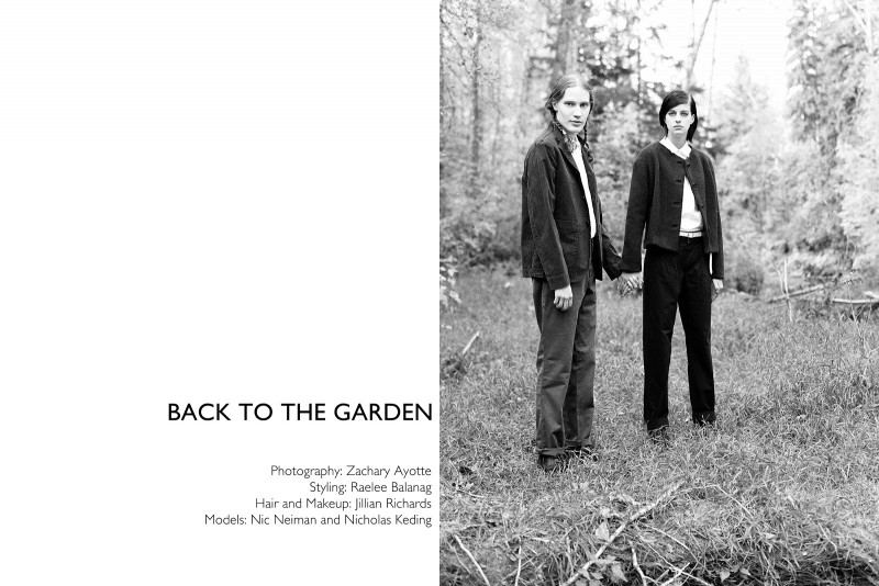 Nic Neiman featured in Back To The Garden, October 2012