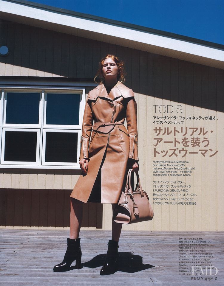 Niki Trefilova featured in Tod\'s, October 2015