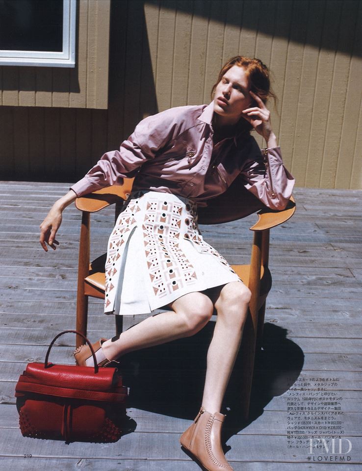 Niki Trefilova featured in Tod\'s, October 2015